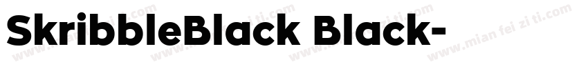 SkribbleBlack Black字体转换